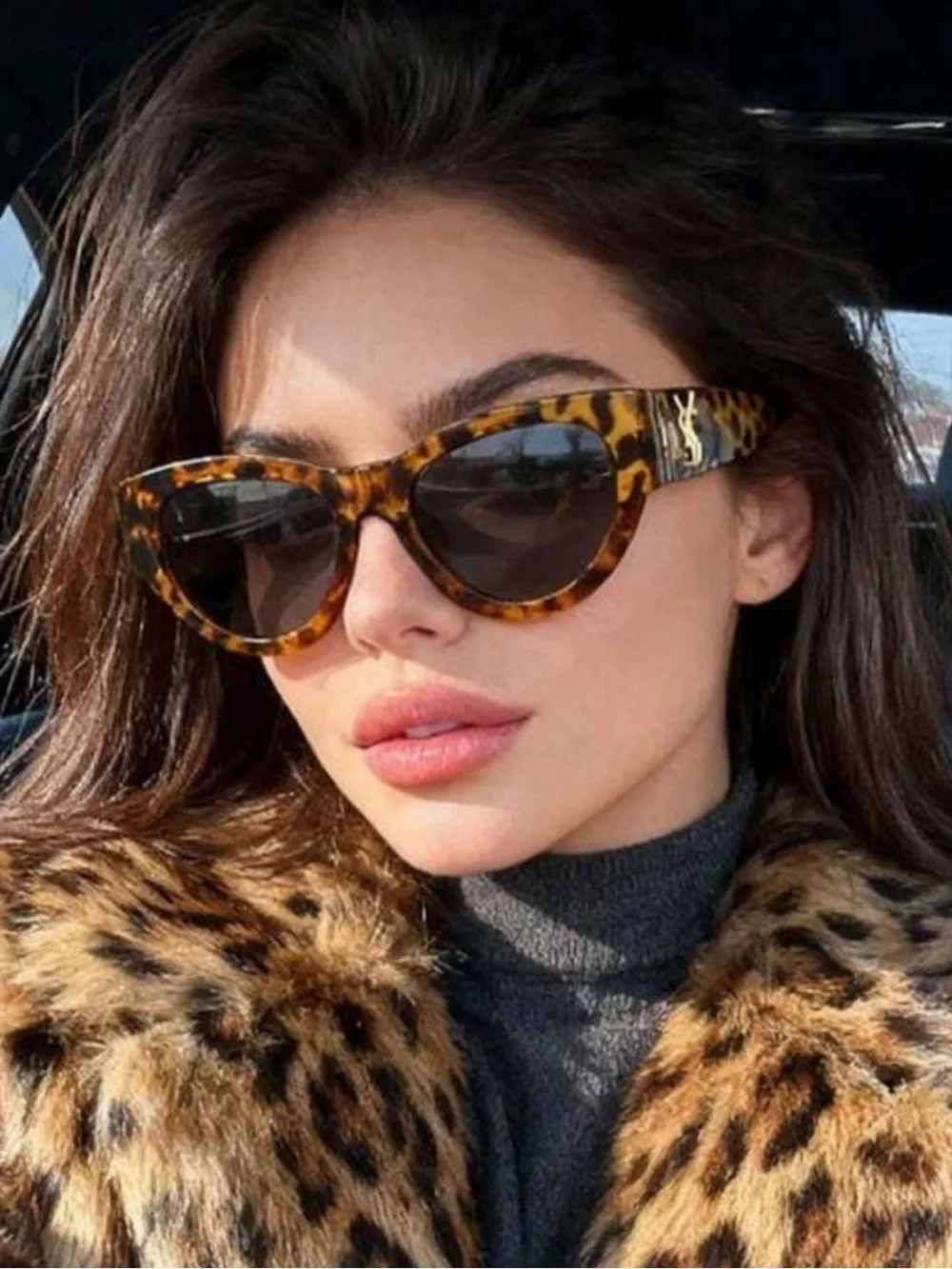 Macy's Tortoiseshell Cat-Eye Sunglasses - Brown Tortoise